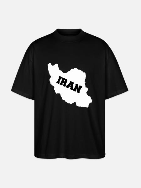 Iran - T-shirt bio Blaster 2.0 coupe oversize Stanley/Stella Unisexe - noir
