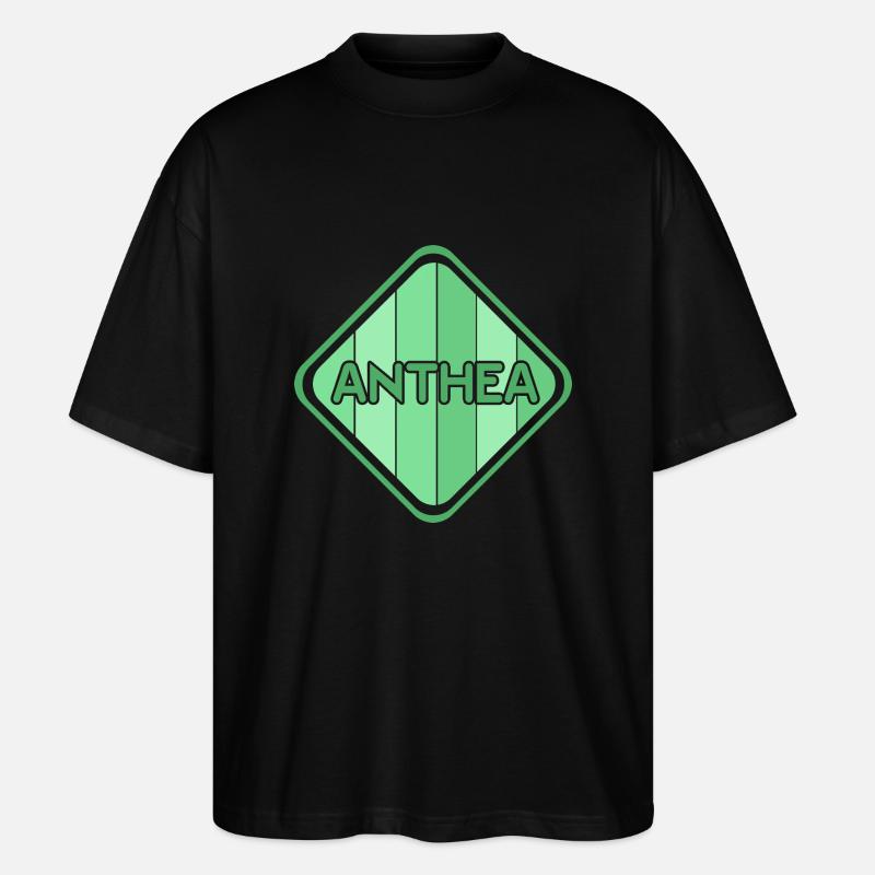 Gift for Anthea - Stanley/Stella Oversized Unisex Organic T-shirt Blaster 2.0 - black