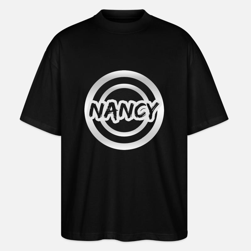 Geschenk Nancy - Stanley/Stella Oversized Unisex Bio T-Shirt Blaster 2.0 - Schwarz