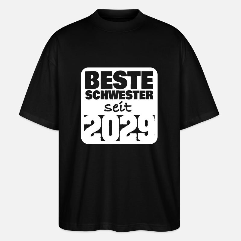 2029 - Stanley/Stella Oversized Unisex Bio T-Shirt Blaster 2.0 - Schwarz