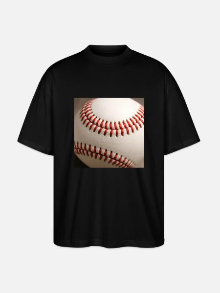 Baseball - Stanley/Stella Oversized Unisex Organic T-shirt Blaster 2.0 - black