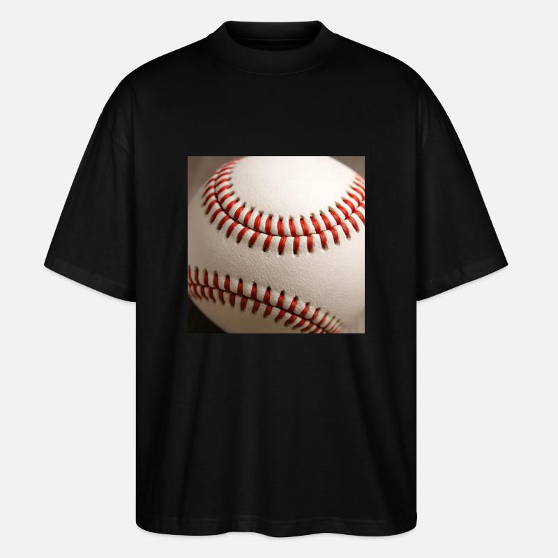 Base-ball - T-shirt bio Blaster 2.0 coupe oversize Stanley/Stella Unisexe - noir