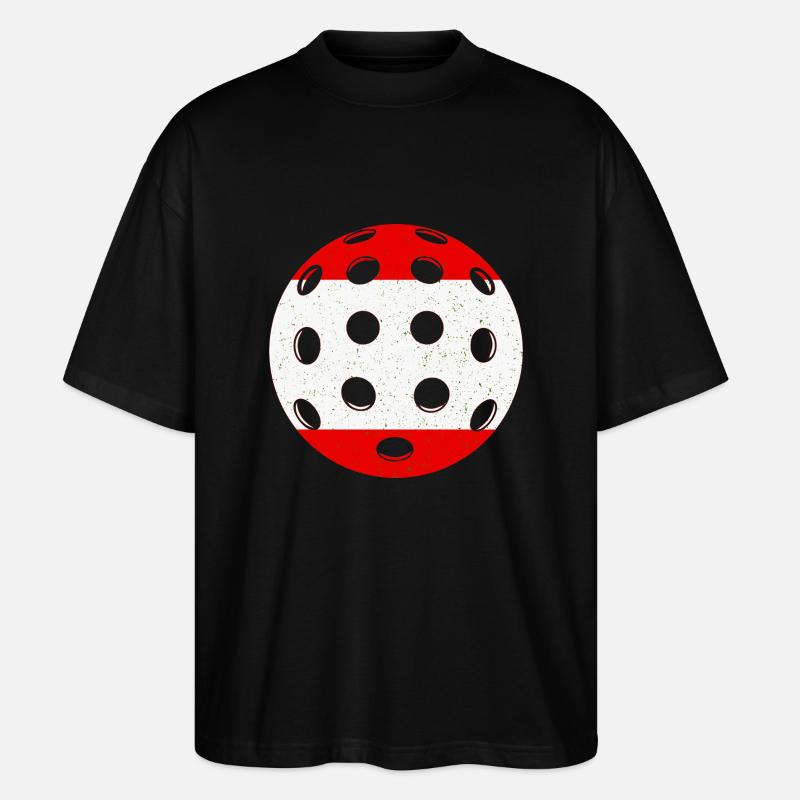 Pickleball Autriche - T-shirt bio Blaster 2.0 coupe oversize Stanley/Stella Unisexe - noir