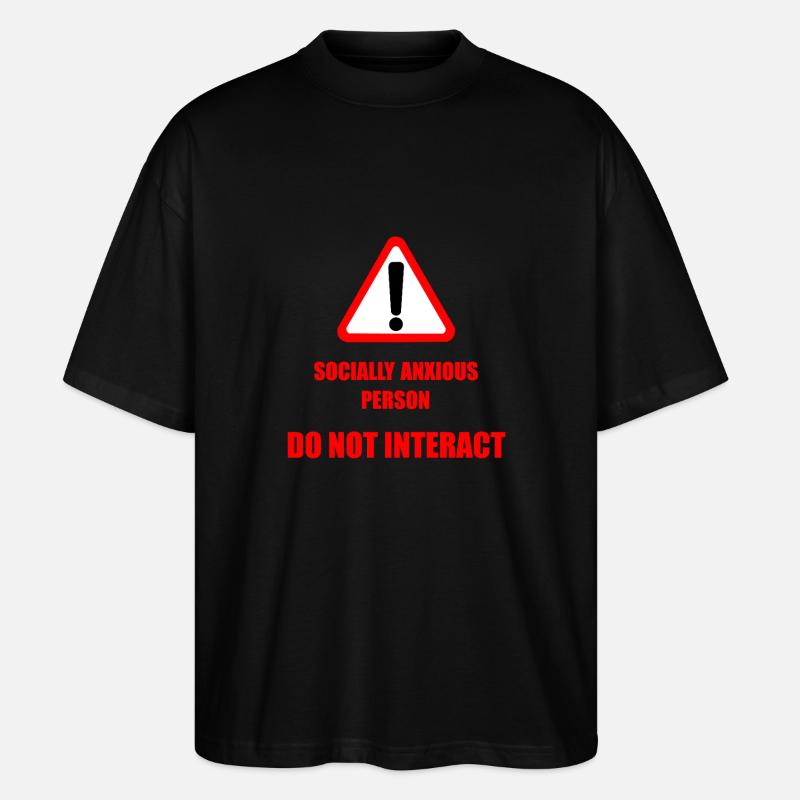 Ne pas interagir - T-shirt bio Blaster 2.0 coupe oversize Stanley/Stella Unisexe - noir
