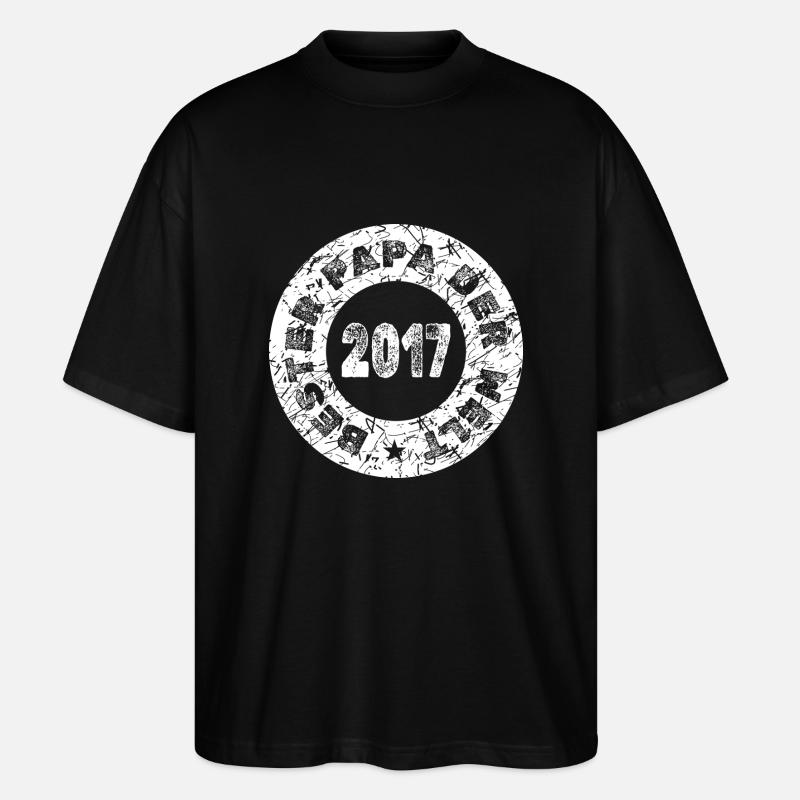 2017 - T-shirt bio Blaster 2.0 coupe oversize Stanley/Stella Unisexe - noir