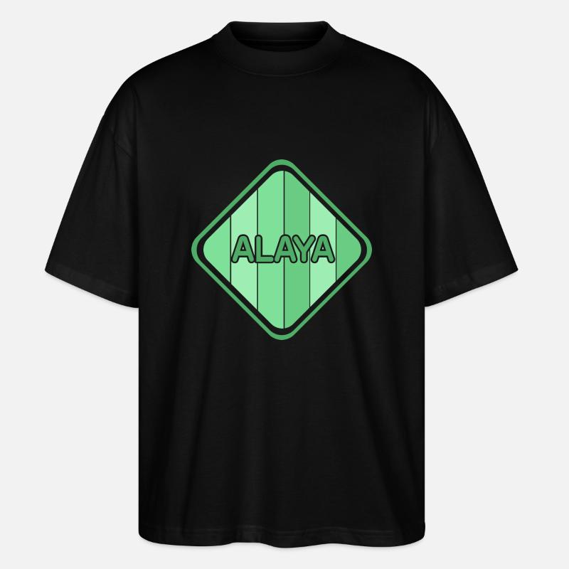 Vor als Maedchen - Stanley/Stella Oversized Unisex Bio T-Shirt Blaster 2.0 - Schwarz