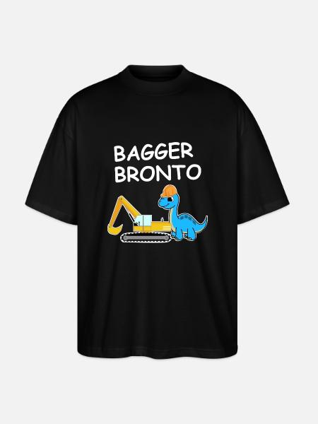 Excavator Bronto - Stanley/Stella Oversized Unisex Organic T-shirt Blaster 2.0 - black