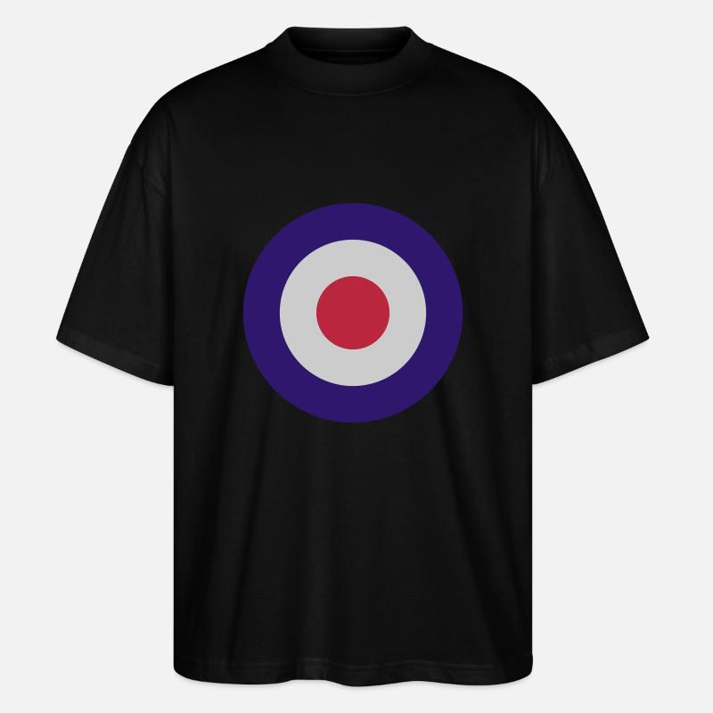 Mod target - Stanley/Stella Oversized Unisex Organic T-shirt Blaster 2.0 - black