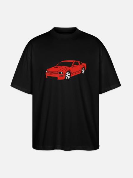 car - Stanley/Stella Oversized Unisex Bio T-Shirt Blaster 2.0 - Schwarz