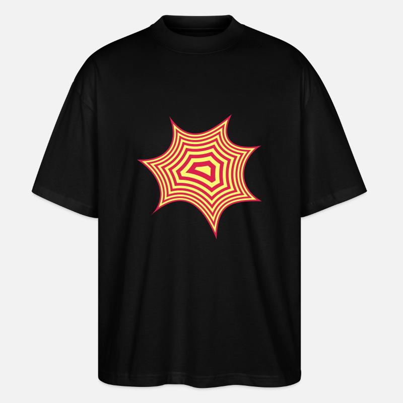 flush5 - Stanley/Stella Oversized Unisex Bio T-Shirt Blaster 2.0 - Schwarz