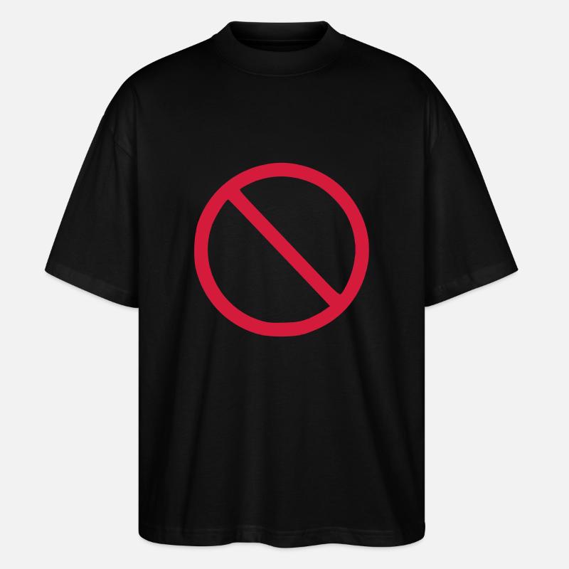 Nein - Stanley/Stella Oversized Unisex Bio T-Shirt Blaster 2.0 - Schwarz