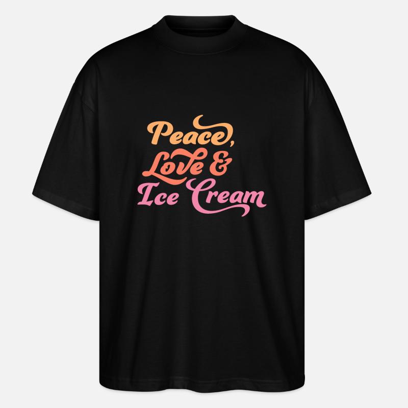 Eis - Stanley/Stella Oversized Unisex Bio T-Shirt Blaster 2.0 - Schwarz