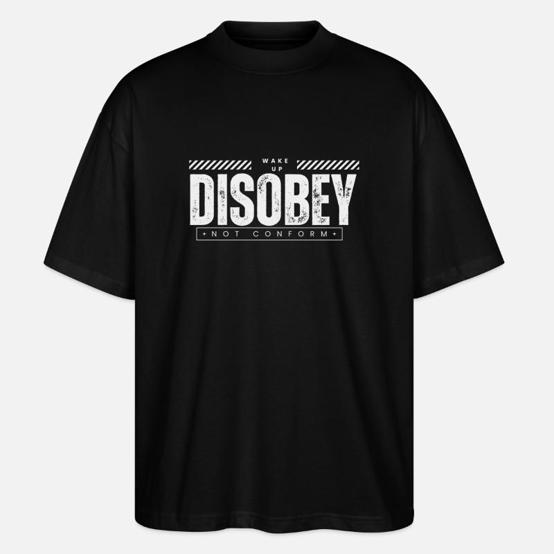 DÉSOBÉIR - ILS VIVENT - T-shirt bio Blaster 2.0 coupe oversize Stanley/Stella Unisexe - noir