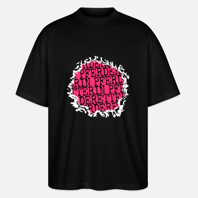 Amis Doberman Brown Anniversaire Cool - T-shirt bio Blaster 2.0 coupe oversize Stanley/Stella Unisexe - noir
