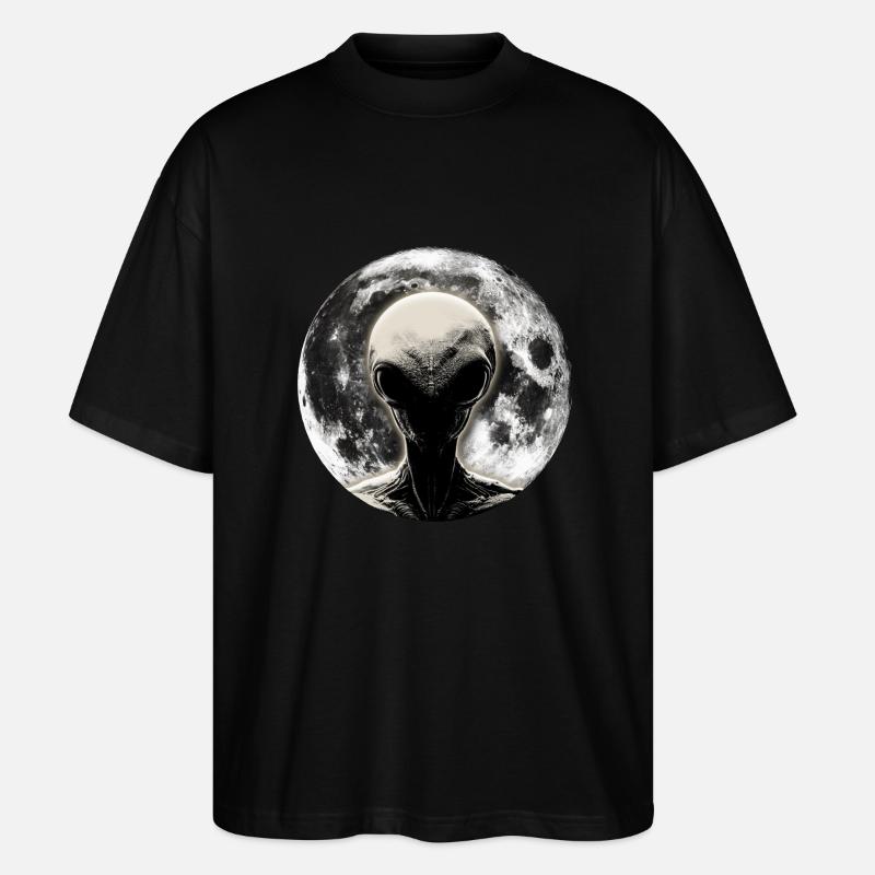 Alien Moonlight - Stanley/Stella Oversized Unisex Bio T-Shirt Blaster 2.0 - Schwarz