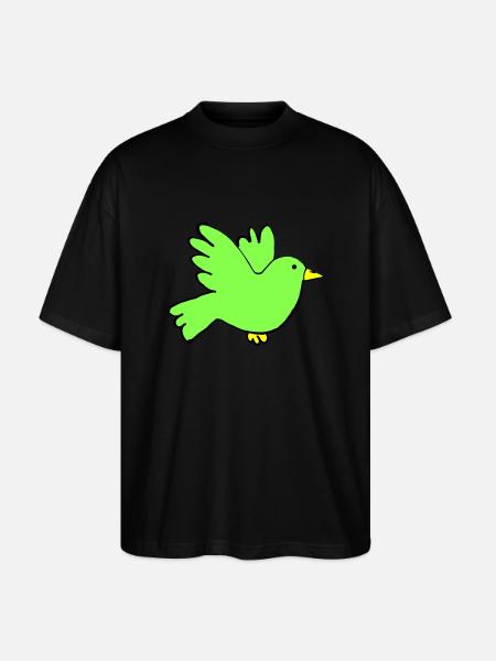 Couleurs des oiseaux - T-shirt bio Blaster 2.0 coupe oversize Stanley/Stella Unisexe - noir