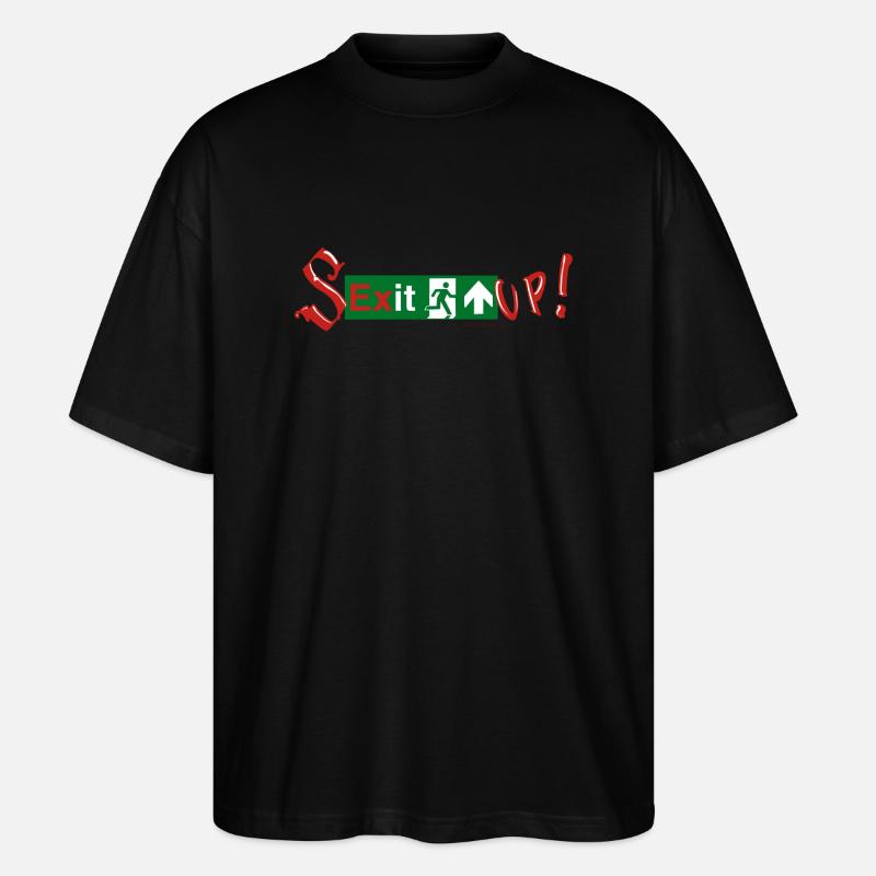 Hot Tshirt - Stanley/Stella Oversized Unisex Bio T-Shirt Blaster 2.0 - Schwarz
