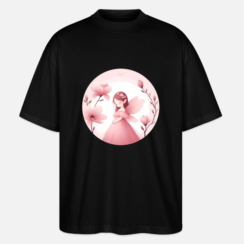 Die Unschuld der Magnolie - Stanley/Stella Oversized Unisex Bio T-Shirt Blaster 2.0 - Schwarz