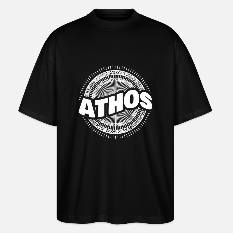 Geschenkidee Athos - Stanley/Stella Oversized Unisex Bio T-Shirt Blaster 2.0 - Schwarz