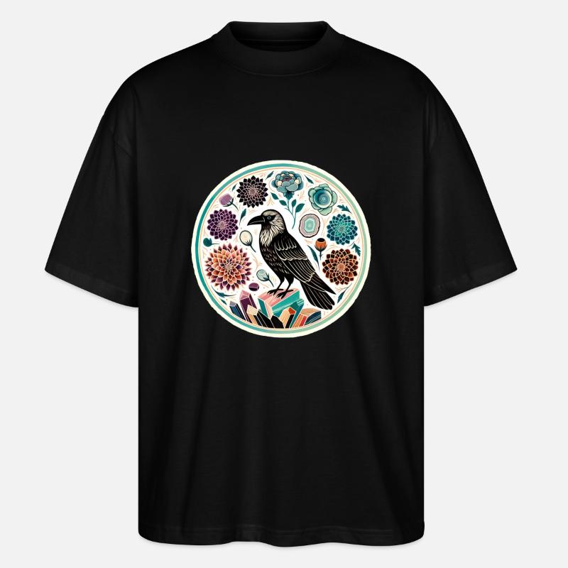 Corbeau - T-shirt bio Blaster 2.0 coupe oversize Stanley/Stella Unisexe - noir
