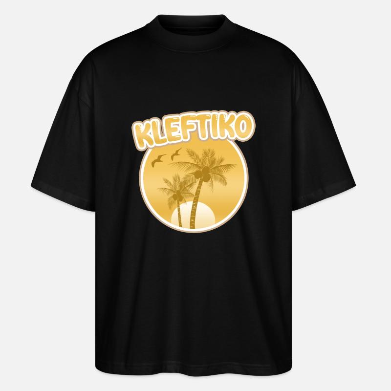 Vacances Kleftiko - T-shirt bio Blaster 2.0 coupe oversize Stanley/Stella Unisexe - noir