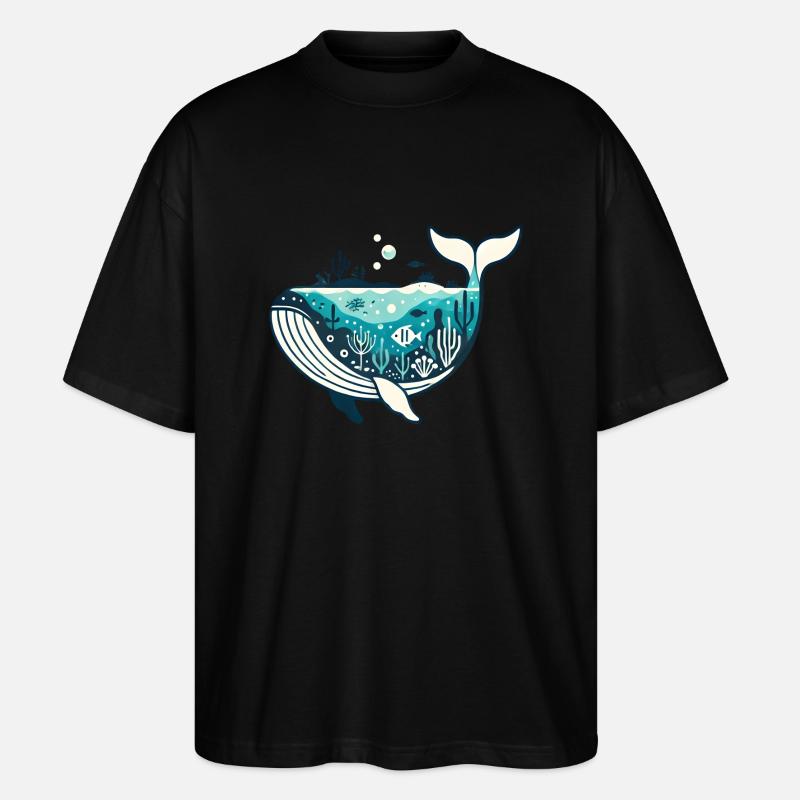 Wal - Stanley/Stella Oversized Unisex Bio T-Shirt Blaster 2.0 - Schwarz