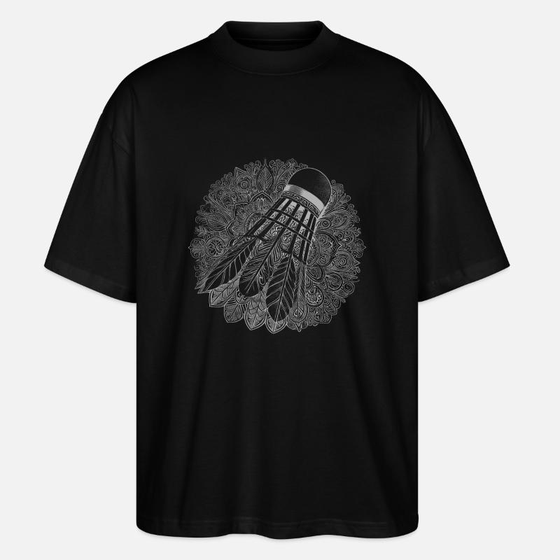 Badminton - Stanley/Stella Oversized Unisex Bio T-Shirt Blaster 2.0 - Schwarz