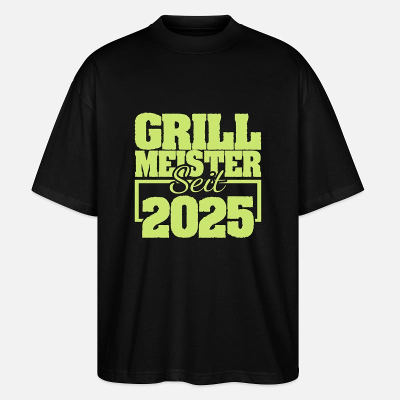 Grillbesteck 2025 - Stanley/Stella Oversized Unisex Bio T-Shirt Blaster 2.0 - Schwarz