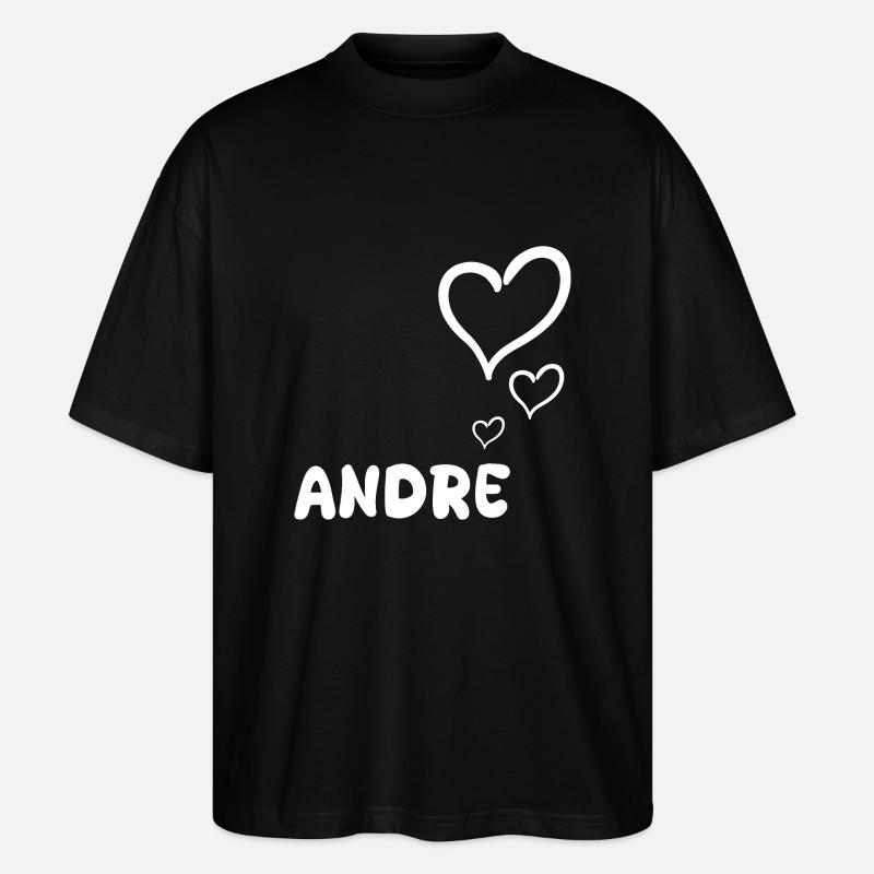 Geschenk für Andre - Stanley/Stella Oversized Unisex Bio T-Shirt Blaster 2.0 - Schwarz