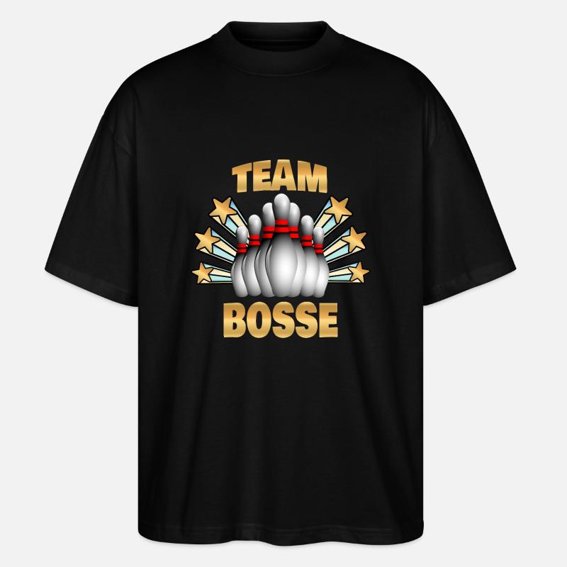 Bosse - Stanley/Stella Oversized Unisex Bio T-Shirt Blaster 2.0 - Schwarz