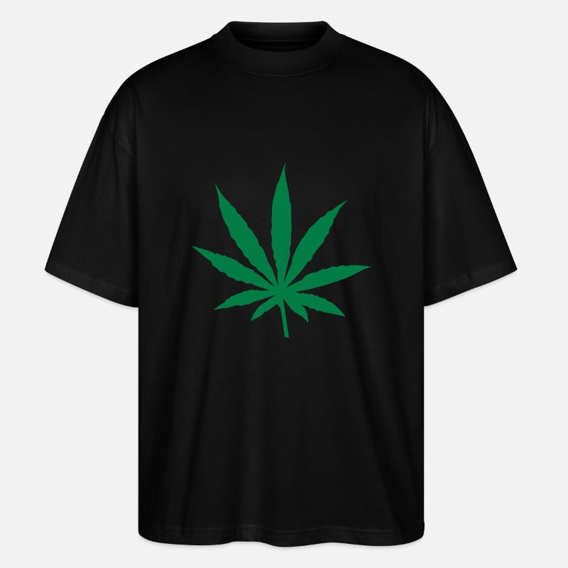 Cannabis - Stanley/Stella Oversized Unisex Bio T-Shirt Blaster 2.0 - Schwarz
