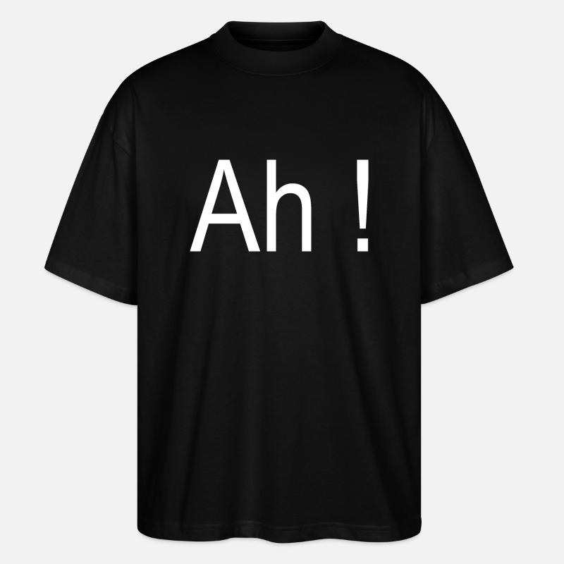 ah que c'est comique - T-shirt bio Blaster 2.0 coupe oversize Stanley/Stella Unisexe - noir
