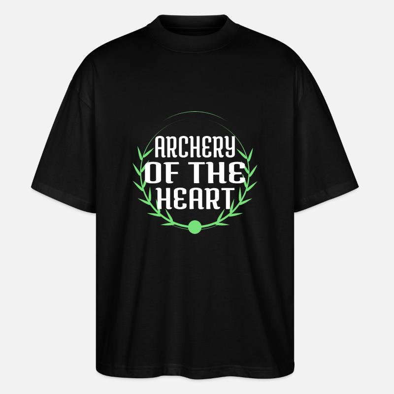 romanticism archery archery enthusiasts - Stanley/Stella Oversized Unisex Bio T-Shirt Blaster 2.0 - Schwarz