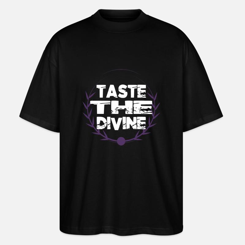 Culinary Experiences Jokes Quote - Stanley/Stella Oversized Unisex Organic T-shirt Blaster 2.0 - black