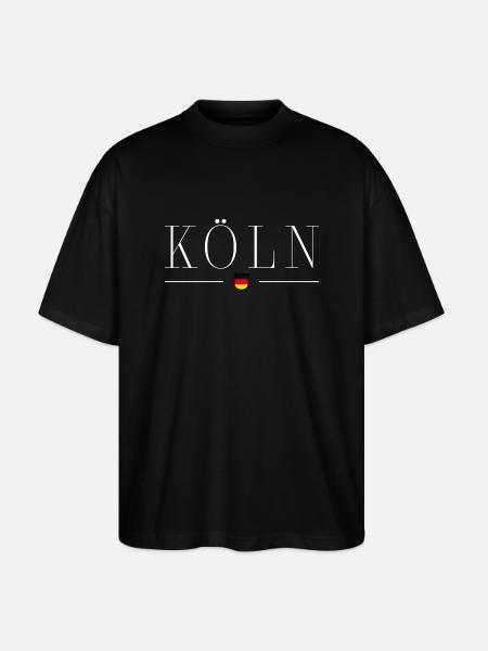 Cologne, Germany Elegance T-Shirt - Stanley/Stella Oversized Unisex Organic T-shirt Blaster 2.0 - black