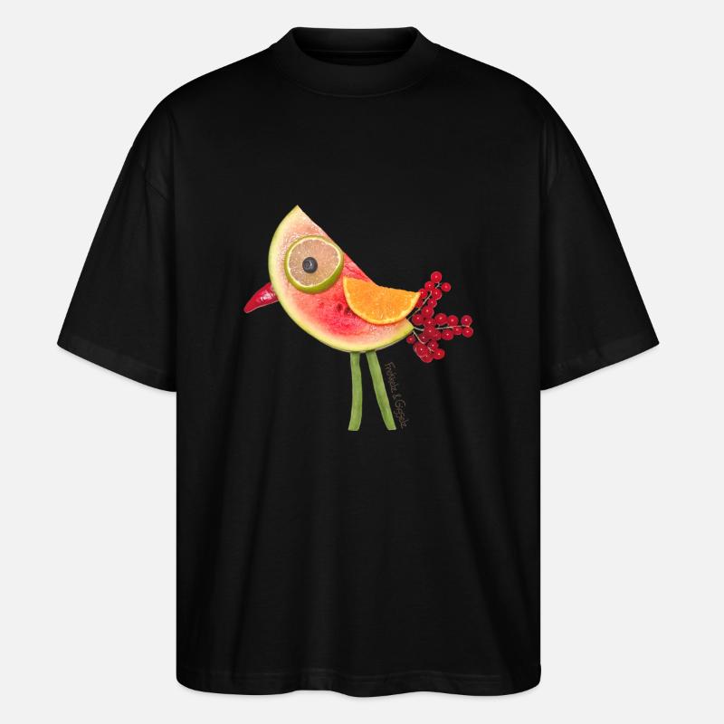 Spaßvogel - Stanley/Stella Oversized Unisex Bio T-Shirt Blaster 2.0 - Schwarz