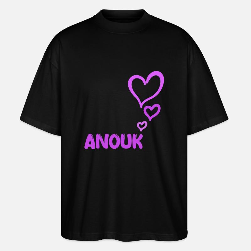 Cadeau pour Anouk - T-shirt bio Blaster 2.0 coupe oversize Stanley/Stella Unisexe - noir