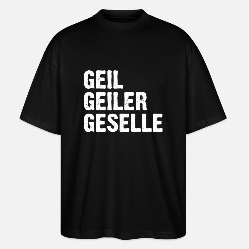 Geselle - Stanley/Stella Oversized Unisex Bio T-Shirt Blaster 2.0 - Schwarz