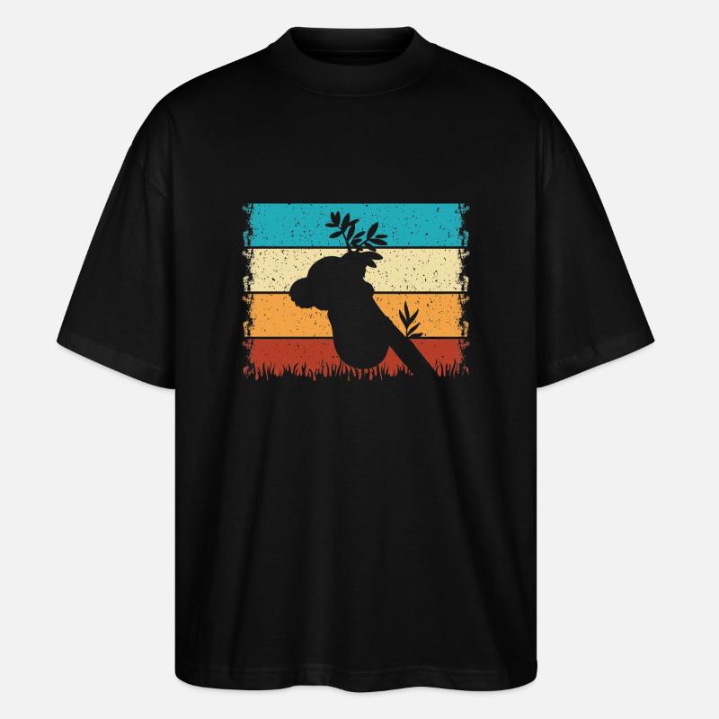 Koala - Stanley/Stella Oversized Unisex Bio T-Shirt Blaster 2.0 - Schwarz