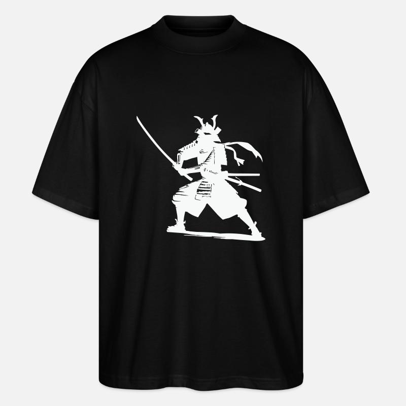 Samurai - Stanley/Stella Oversized Unisex Bio T-Shirt Blaster 2.0 - Schwarz