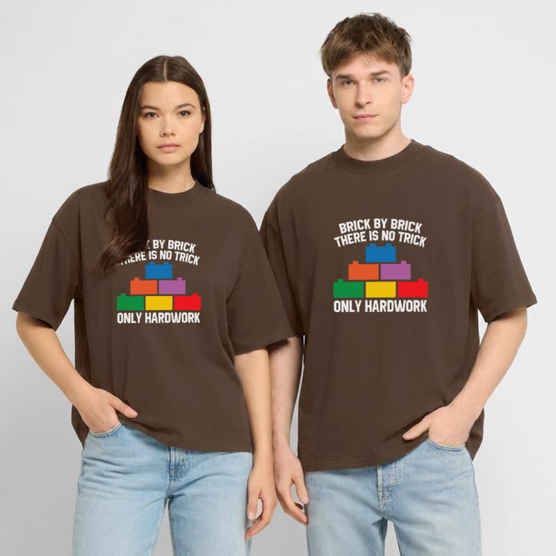 Brick Builder Brick Building Master Builder Stanley/Stella Oversized Unisex Organic T-shirt Blaster 2.0