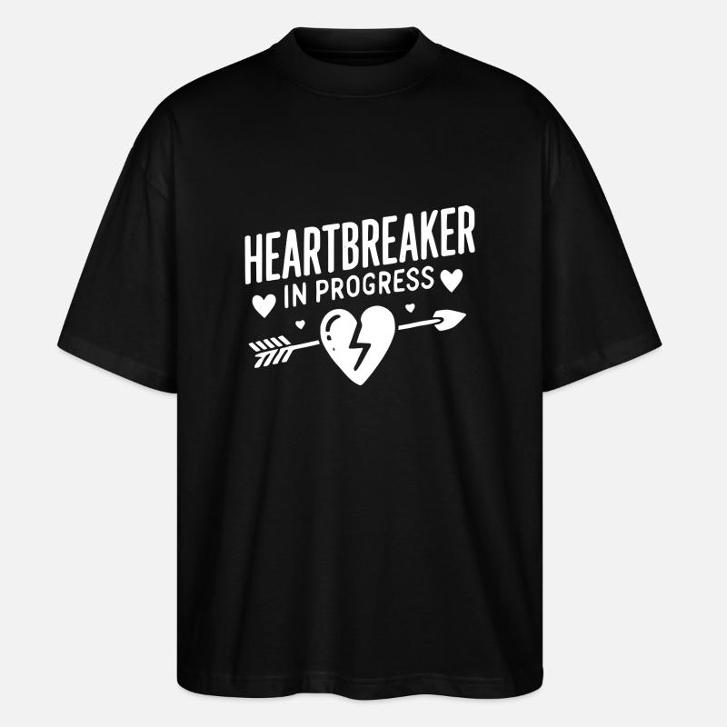 Crève-cœur en cours - T-shirt bio Blaster 2.0 coupe oversize Stanley/Stella Unisexe - noir