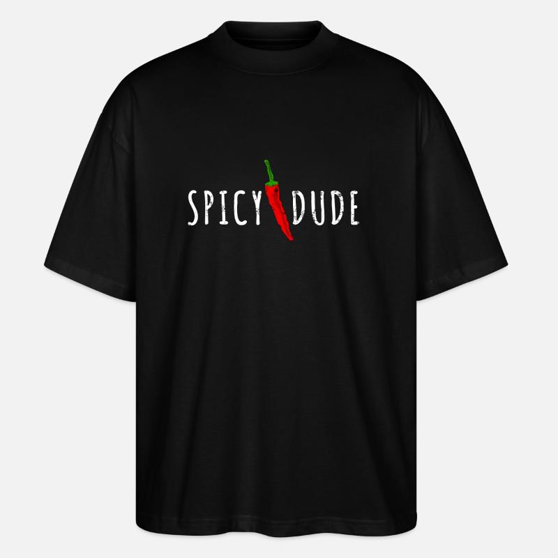 Spicy Dude - Stanley/Stella Oversized Unisex Bio T-Shirt Blaster 2.0 - Schwarz