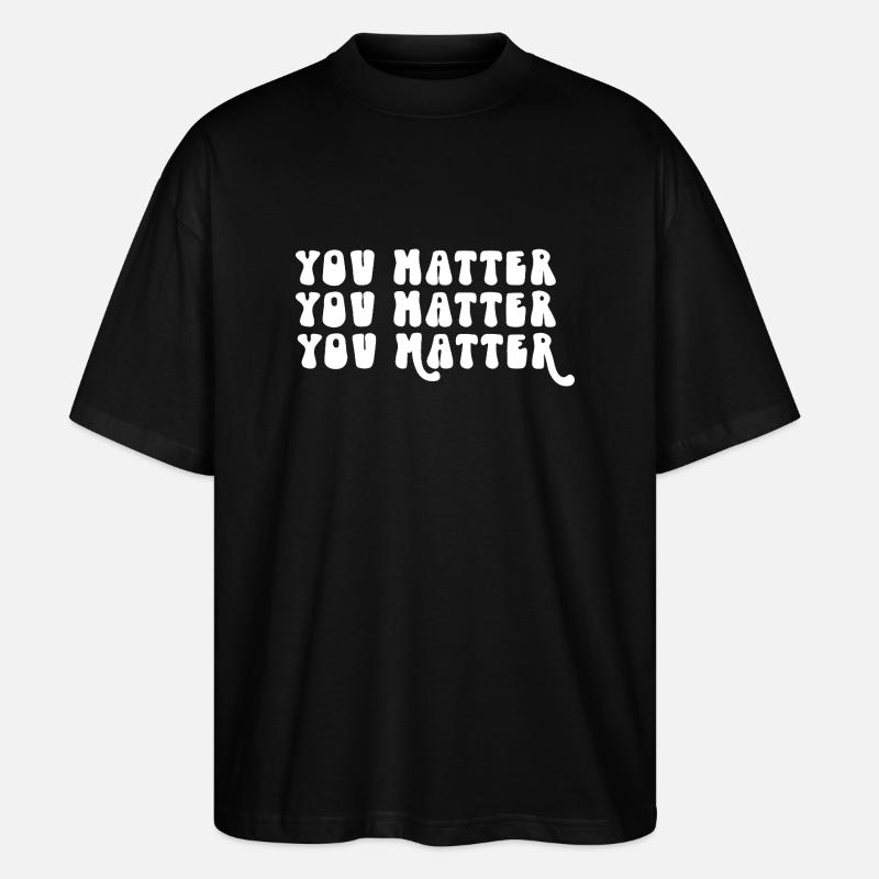 Vous comptez Affirmation positive Motivation - T-shirt bio Blaster 2.0 coupe oversize Stanley/Stella Unisexe - noir