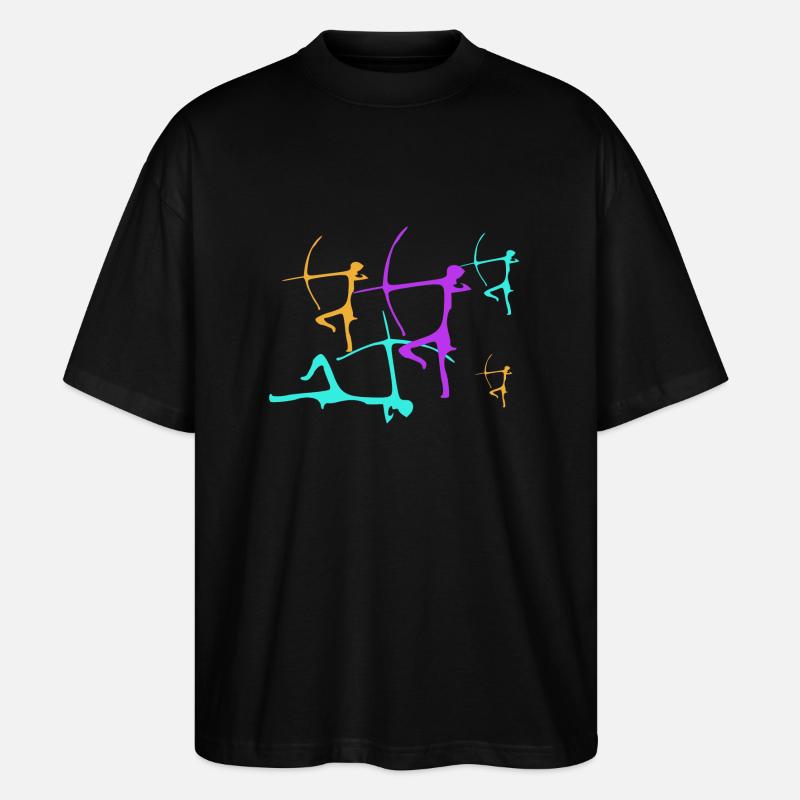Bogenschützer 3 - Stanley/Stella Oversized Unisex Bio T-Shirt Blaster 2.0 - Schwarz