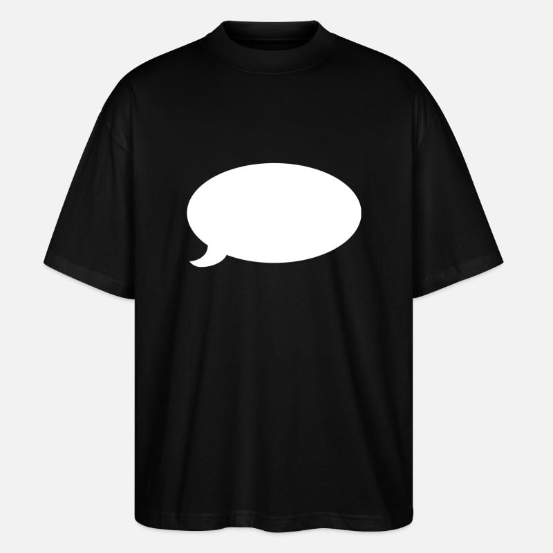 Bubble (white) - Stanley/Stella Oversized Unisex Organic T-shirt Blaster 2.0 - black