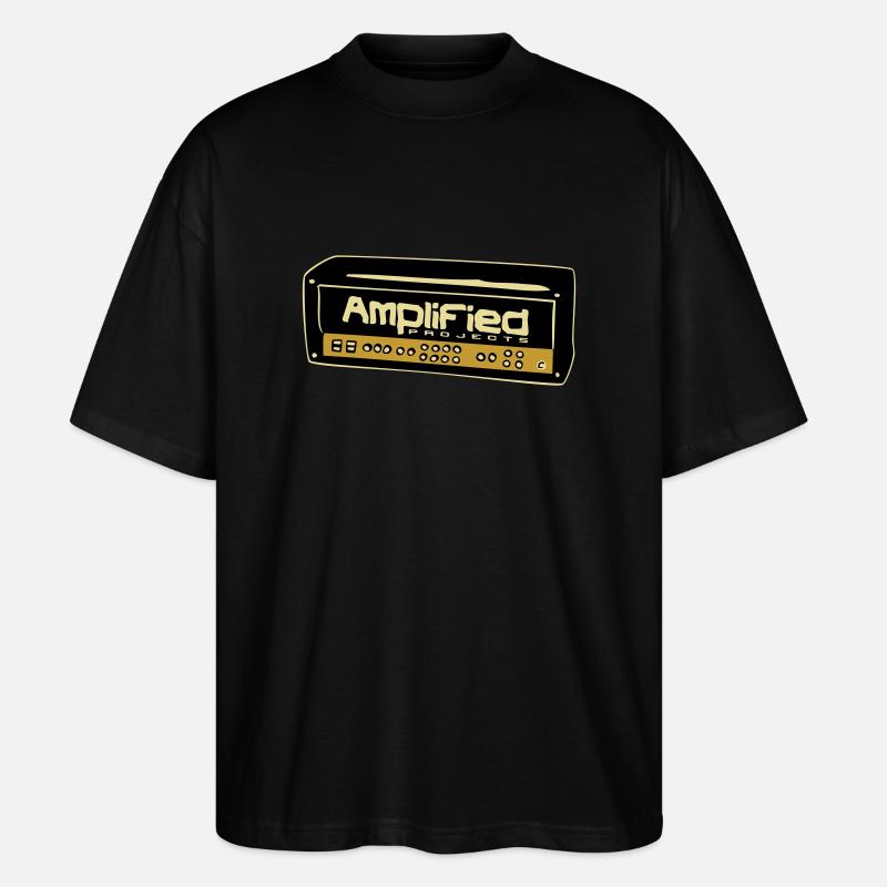 Amplificateur - T-shirt bio Blaster 2.0 coupe oversize Stanley/Stella Unisexe - noir