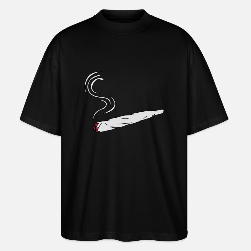 kiffen joint design - Stanley/Stella Oversized Unisex Bio T-Shirt Blaster 2.0 - Schwarz