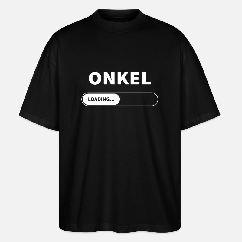 Onkel loading - Angehender Onkel - Stanley/Stella Oversized Unisex Bio T-Shirt Blaster 2.0 - Schwarz