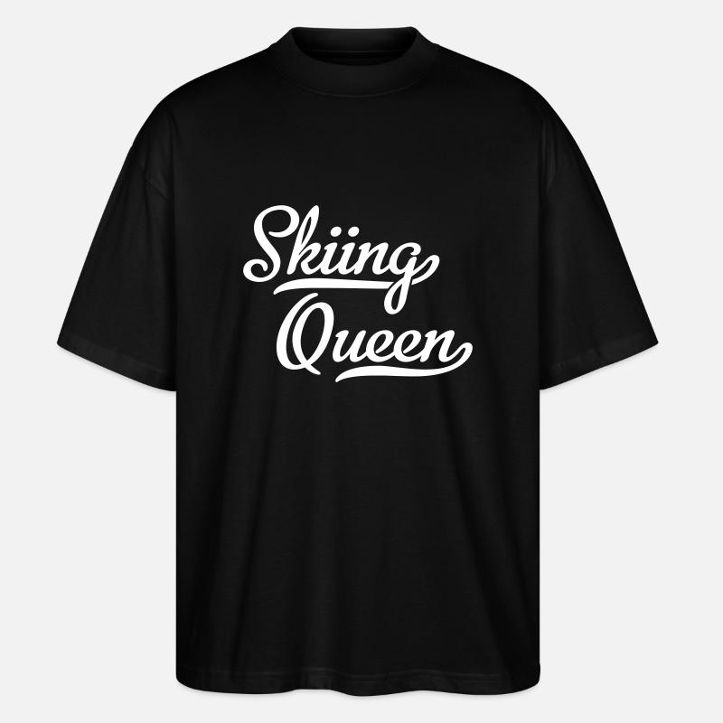 Ski - T-shirt bio Blaster 2.0 coupe oversize Stanley/Stella Unisexe - noir